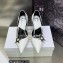 Dior Heel 8.5cm Chain and Star Pointed Toe Pumps White 2023