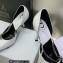 Dior Heel 8.5cm Chain and Star Pointed Toe Pumps White 2023