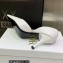 Dior Heel 8.5cm Chain and Star Pointed Toe Pumps White 2023