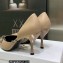 Dior Heel 8.5cm Chain and Star Pointed Toe Pumps Beige 2023