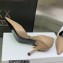 Dior Heel 8.5cm Chain and Star Pointed Toe Pumps Beige 2023