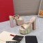 Valentino Heel 15.5cm platform 4cm Tan-Go Slides in patent leather Rainbow Gold 2023
