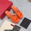 Valentino Heel 15.5cm platform 4cm Tan-Go Slides in patent leather Orange 2023