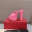Valentino Heel 15.5cm platform 4cm Tan-Go Slides in patent leather Pink 2023