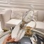 Chanel Heel 3cm Metal Strass and Pearls Sandals G39674 White 2023
