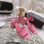 Chanel Heel 7.5cm Patent Leather Sandals Pink 2023