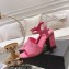 Chanel Heel 7.5cm Patent Leather Sandals Pink 2023
