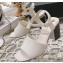 Chanel Heel 7.5cm Patent Leather Sandals White 2023