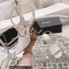 Chanel Heel 7.5cm Patent Leather Sandals White 2023