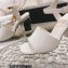 Chanel Heel 7.5cm Patent Leather Sandals White 2023
