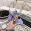 Chanel Heel 7.5cm Patent Leather Sandals Lilac 2023