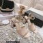Chanel Heel 7.5cm Patent Leather Sandals Beige 2023