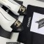 Chanel Heel 6cm Chain Crystal and Pearl CC Logo Pumps Leather White 2023