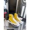 Chanel Canvas High-top Sneakers Yellow Spring 2023