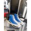 Chanel Canvas High-top Sneakers Blue Spring 2023