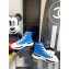 Chanel Canvas High-top Sneakers Blue Spring 2023
