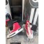 Chanel Canvas High-top Sneakers Red Spring 2023