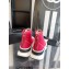 Chanel Canvas High-top Sneakers Red Spring 2023