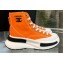 Chanel Canvas High-top Sneakers Orange Spring 2023