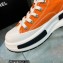 Chanel Canvas High-top Sneakers Orange Spring 2023