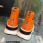 Chanel Canvas High-top Sneakers Orange Spring 2023