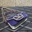 Valentino Crystals Embroidered VLogo Signature Loco Small Shoulder Bag Blue