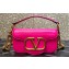 Valentino VLogo Signature Loco Small Shoulder Bag Fuchsia