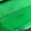 Valentino Crystals Embroidered VLogo Signature Loco Small Shoulder Bag Green