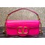 Valentino VLogo Signature Loco Shoulder Bag Fuchsia