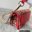 Valentino Toile Iconographe VLogo Signature Loco Small Shoulder Bag Red/Beige 2023