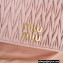 Miu Miu Matelassé nappa leather mini-bag 5BP065 Pink