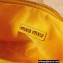 Miu Miu Wander matelassé nappa leather mini hobo bag 5BC125 Yellow