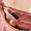 Miu Miu Wander matelassé nappa leather mini hobo bag 5BC125 Pink