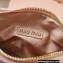 Miu Miu Wander matelassé nappa leather mini hobo bag 5BC125 Nude Pink