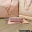 Miu Miu Matelassé nappa leather shoulder bag 5BH211 Pink