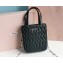 Miu Miu Matelassé nappa leather handbag 5BA220 Black