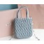 Miu Miu Matelassé nappa leather handbag 5BA220 Blue