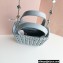 Miu Miu Matelassé nappa leather handbag 5BA220 Blue
