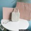 Miu Miu Matelassé nappa leather handbag 5BA220 White