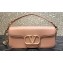 Valentino tone-on-tone finish VLogo Signature Loco Shoulder Bag Nude