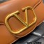 Valentino VLogo Signature Loco Small Shoulder Bag Brown