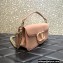 Valentino tone-on-tone finish VLogo Signature Loco Shoulder Bag Nude