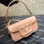 Valentino tone-on-tone finish VLogo Signature Loco Small Shoulder Bag Nude