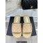 Chanel Heel 3cm Quilting Logo Mules Beige 2023