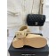 Chanel Heel 3cm Quilting Logo Mules Beige 2023