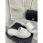 Chanel Heel 3cm Quilting Logo Mules White 2023