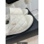 Chanel Heel 3cm Quilting Logo Mules White 2023