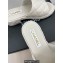 Chanel Heel 3cm Quilting Logo Mules White 2023