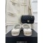 Chanel Heel 3cm Quilting Logo Mules White 2023