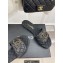 Chanel Heel 2cm Quilting Chain CC Logo Mules Black 2023